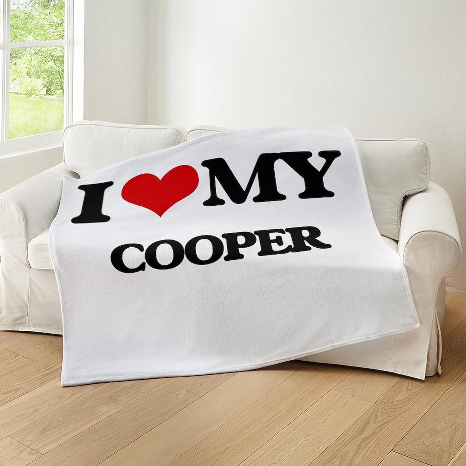 CafePress I Love My Cooper Throw Blanket Super Soft Fleece Plush Throw Blanket, 60"x50"