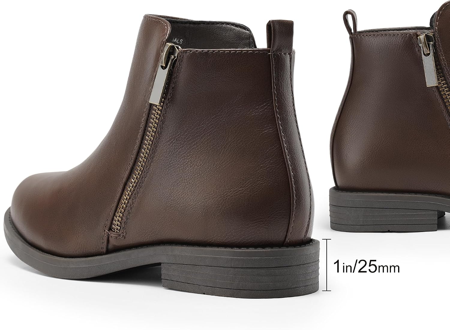 Harvest Land Women's Ankle Boots Short Flat Low Heel Dress Chelsea Casual Classic Booties