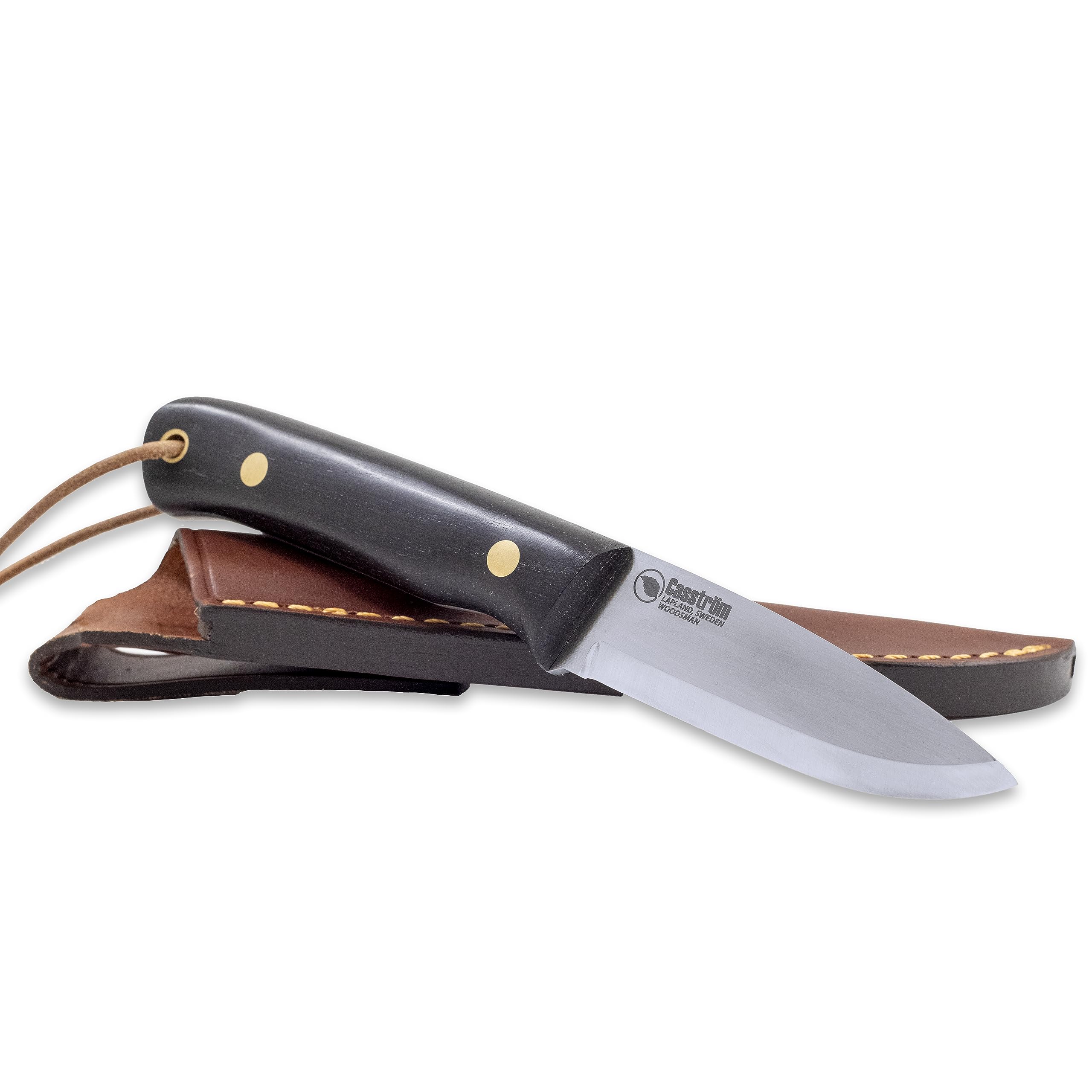 Casström Woodsman Knife - Chêne des tourbières, Acier Sleipner