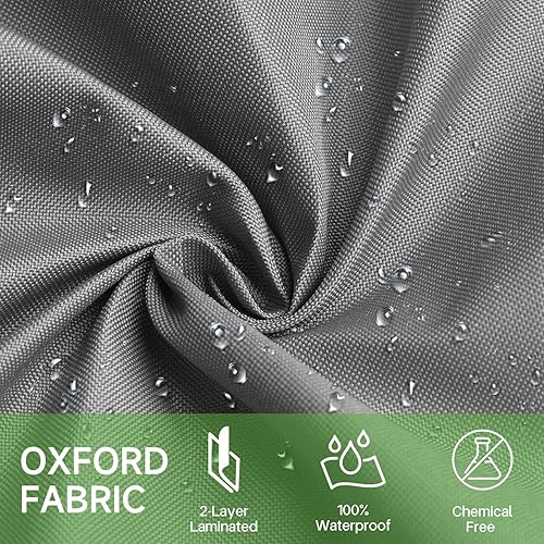 Miniatura 5 de KIMBORA Bolsa de almacenamiento para árbol de Navidad para árbol de Navidad desmontada de 7.5 pies, dos grandes bolsillos transparentes para árbol