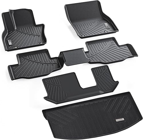 Miniatura 2 de Alfombrillas y forro de carga para Mazda CX90 y CX-90 PHEV 2024 para 8 pasajeros con asientos de banco de 2 fila, 1, 2 y 3 fila con tapete para