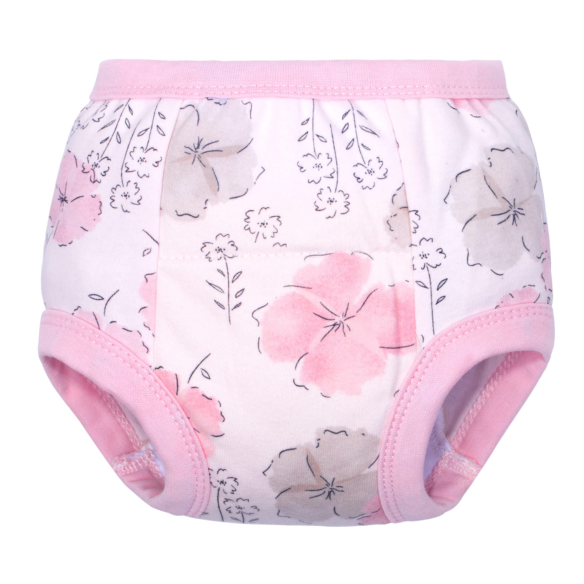 BIG ELEPHANT sous-vêtement d'entraînement pour bébé Fille, Pantalon d'entraînement pour Enfant en Bas âge Doux Absorbant