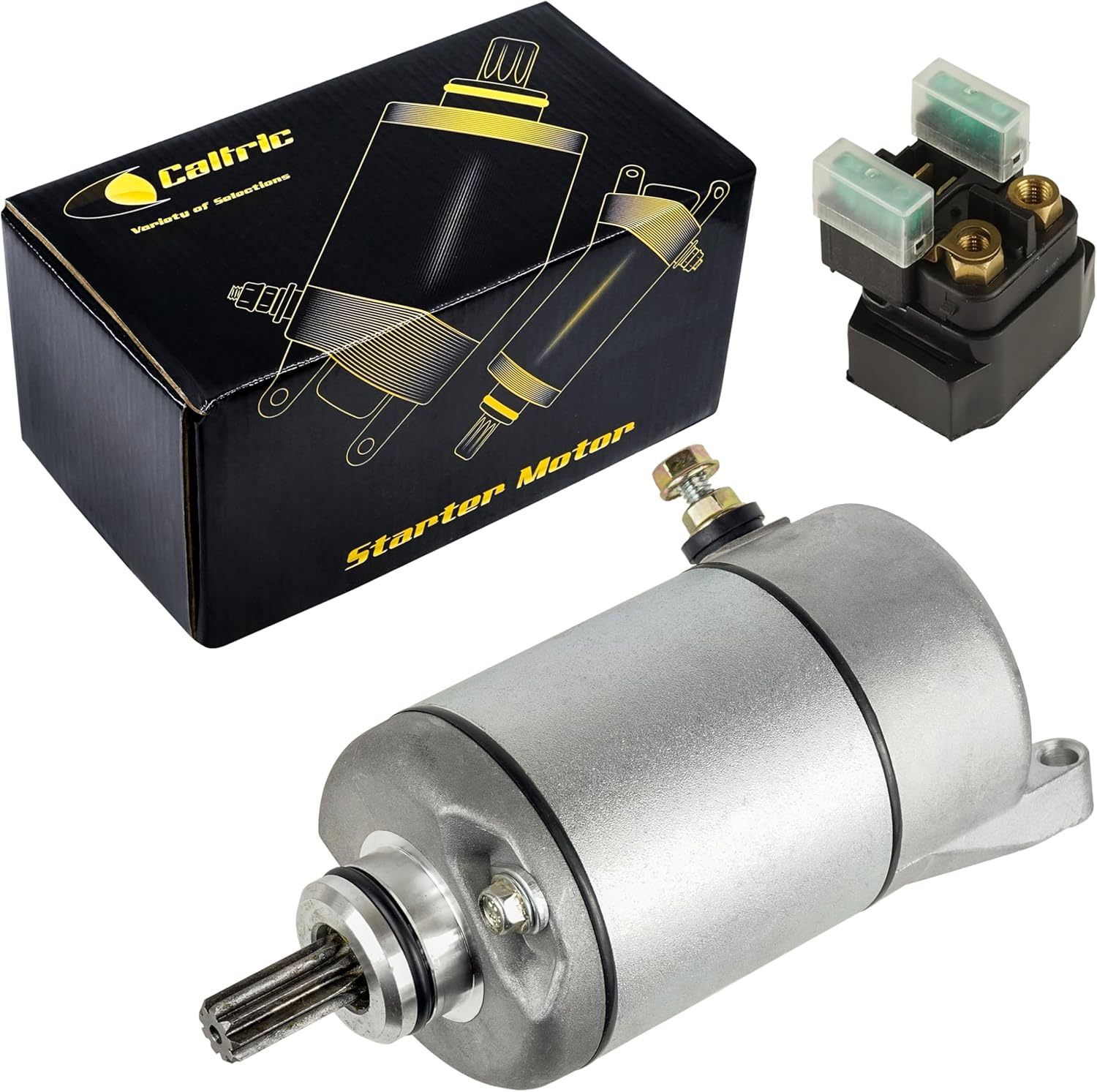 Caltric Starter & Relay Solenoid Compatible with Yamaha Bruin Yfm350 350 2004-2006