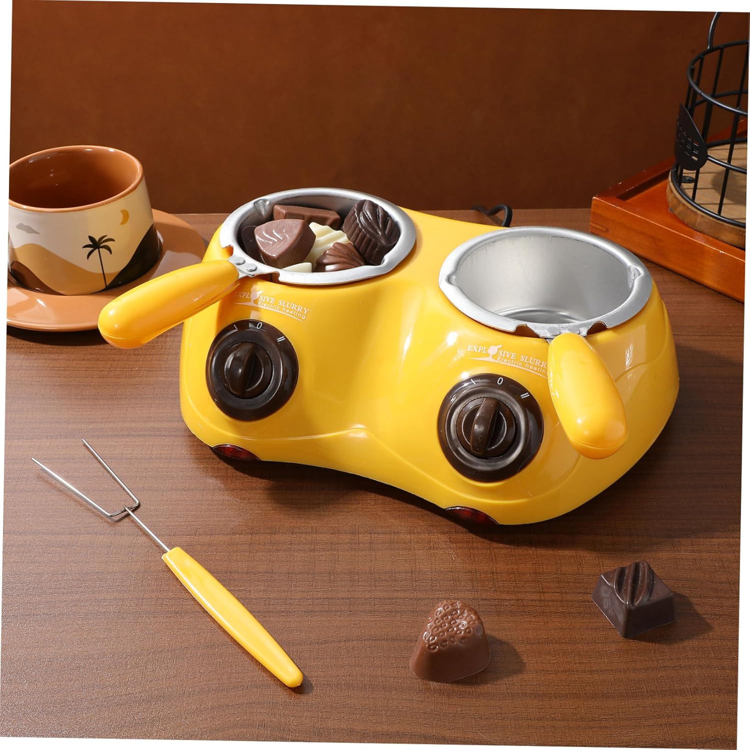 Chocolate Melting Machine Electric Versatile Diy Molds Accessories Quick Heat Safe to Use for Baking
