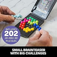 Vista 2 de Educational Insights Kanoodle Genius 3-D Puzzle Brain Teaser Game For Adults, Teens & Kids, Over 200 Challenges, Easter Basket Stuffers for Kids