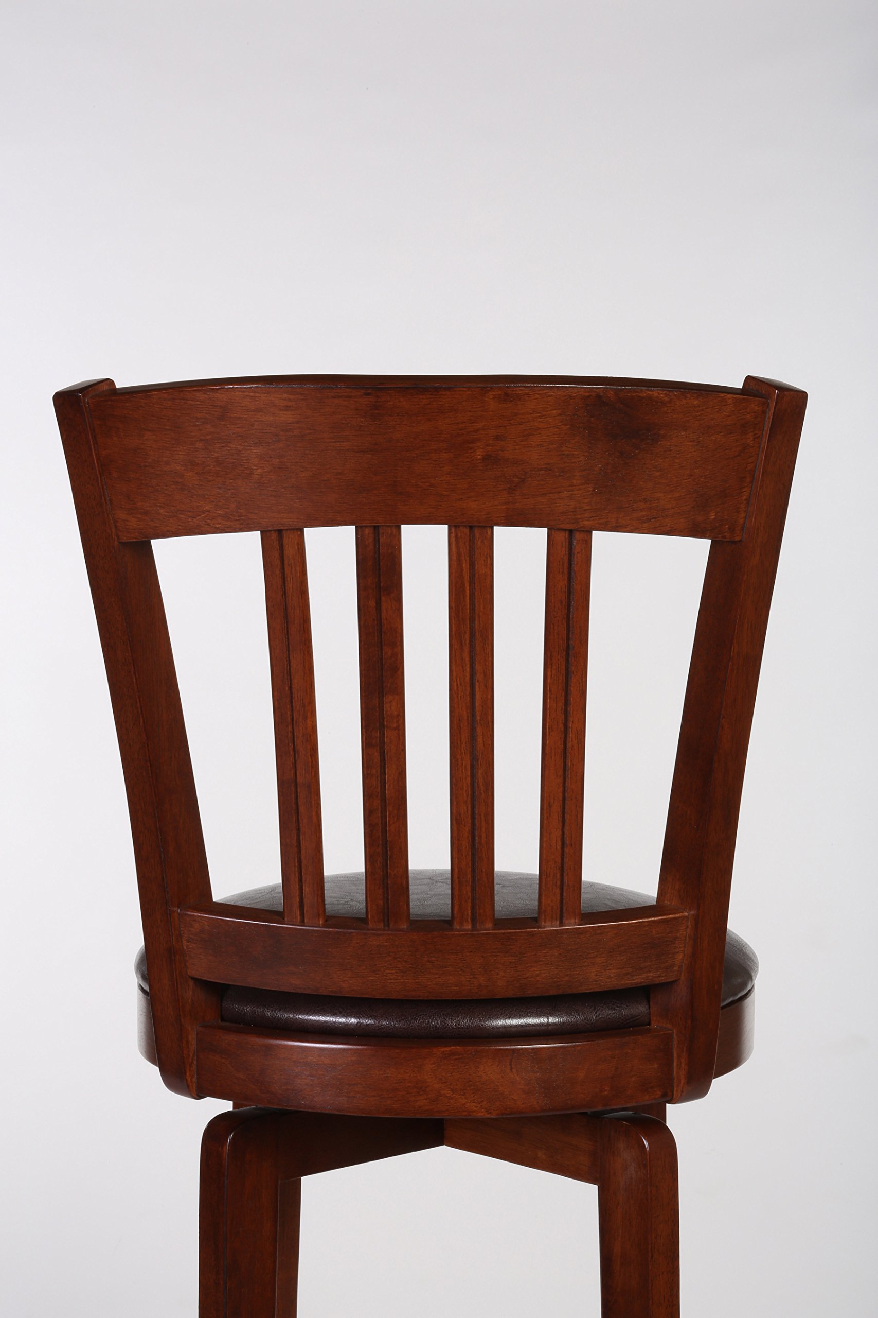 Hillsdale Furniture Canton Swivel Bar Stool, Brown