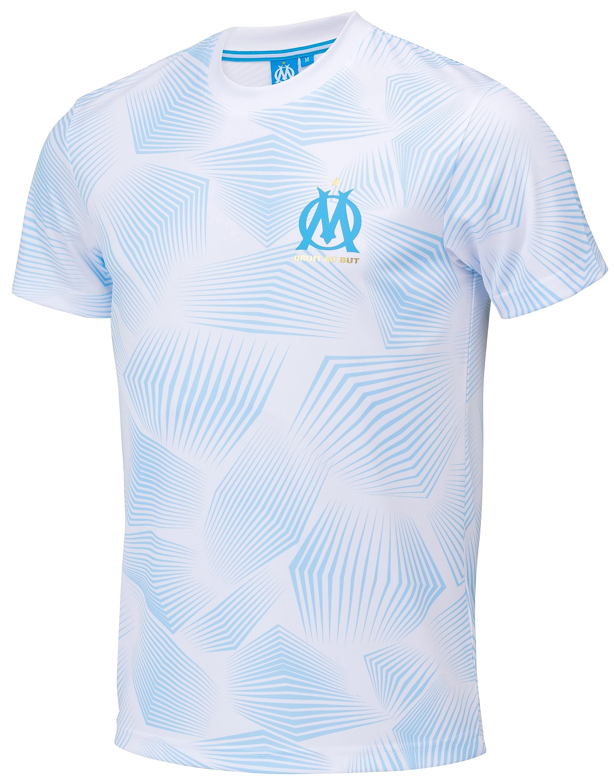 Maillot Om 2025 2026 T-shirt Officiel Olympique De Marseille (OM) - Collection Supporter 100% Coton - Homme & Enfant Maillot Om Enfant