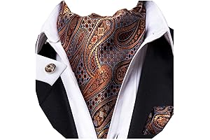 Paisley Floral Ascot Tie for Men: The Epitome of Dapper