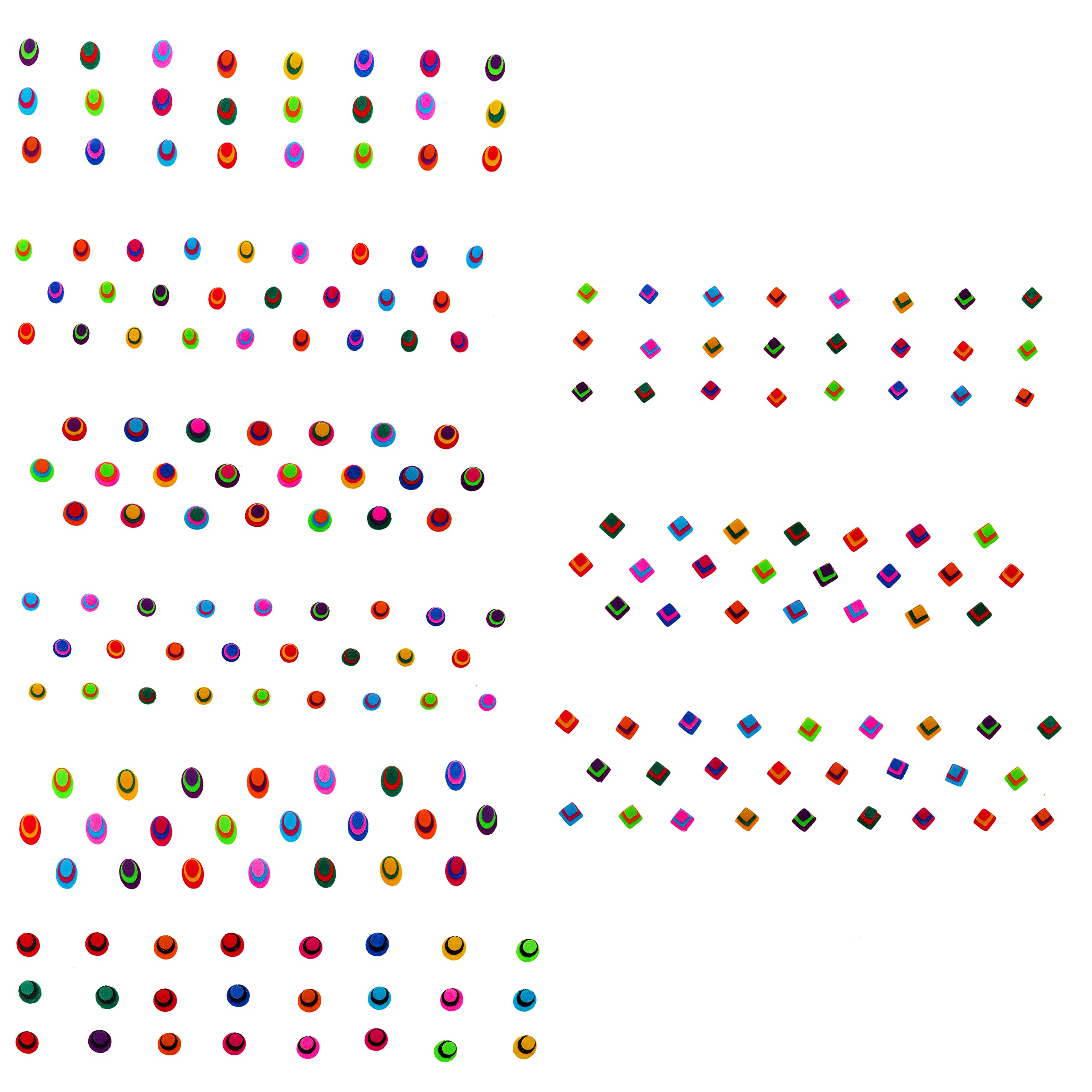 Aditri Creation Bindi Pack of 9 Crystal Indian Bindis for Forhead Designer Bindi face Jewel Forehead Tika Multicolored Stickers Round Stone Bindi Women New Year Gifts