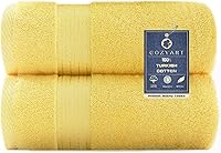 Vista 30 de COZYART - Juego de 6 toallas de baño de algodón turco, color verde salvia, gruesas suaves absorbentes duraderas, 19.17 oz/yd², incluye 2 toallas
