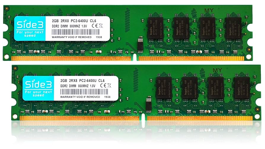 Hynix デスクトップ用メモリ PC2-6400 DDR2-800 2GB D2/800-2G互換対応 qqffhab Amazon.co.jp: Side3 デスクトップPC用 メモリ PC2-6400 (DDR2