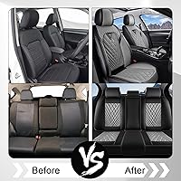 Vista 13 de Fundas de asiento de automóvil para Lexus is 2002-2024, cojín de asiento de automóvil de alta calidad, protectores de asiento impermeables
