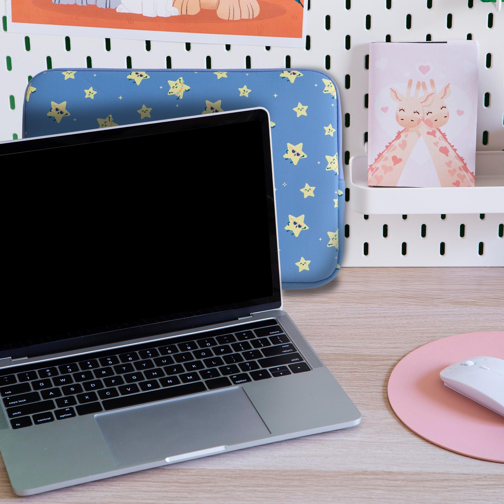 Mr Wonderful Funda Ordenador Portátil Wondee para 13 y 14 Pulgadas y para Macbook Air y Pro de 13 y 14 Pulgadas - Fundas para maletín y Bolso portátil - Mr Wonderful Regalos Estrellas