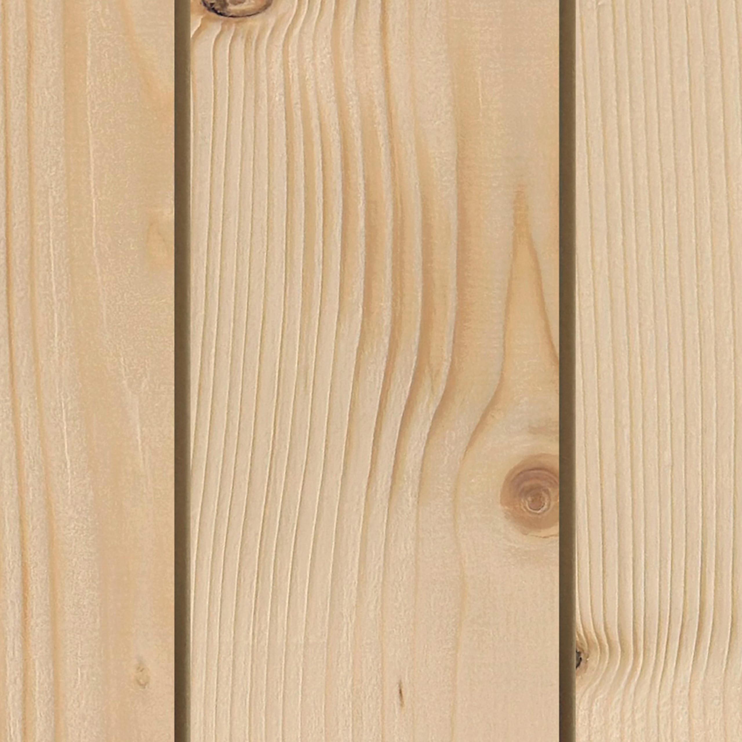 DHOME Cabecero de Madera Natural de Pino con Patas Estilo Palet Vertical Cama Palets Herrajes incluidos (110cm, Madera Natural Pino)