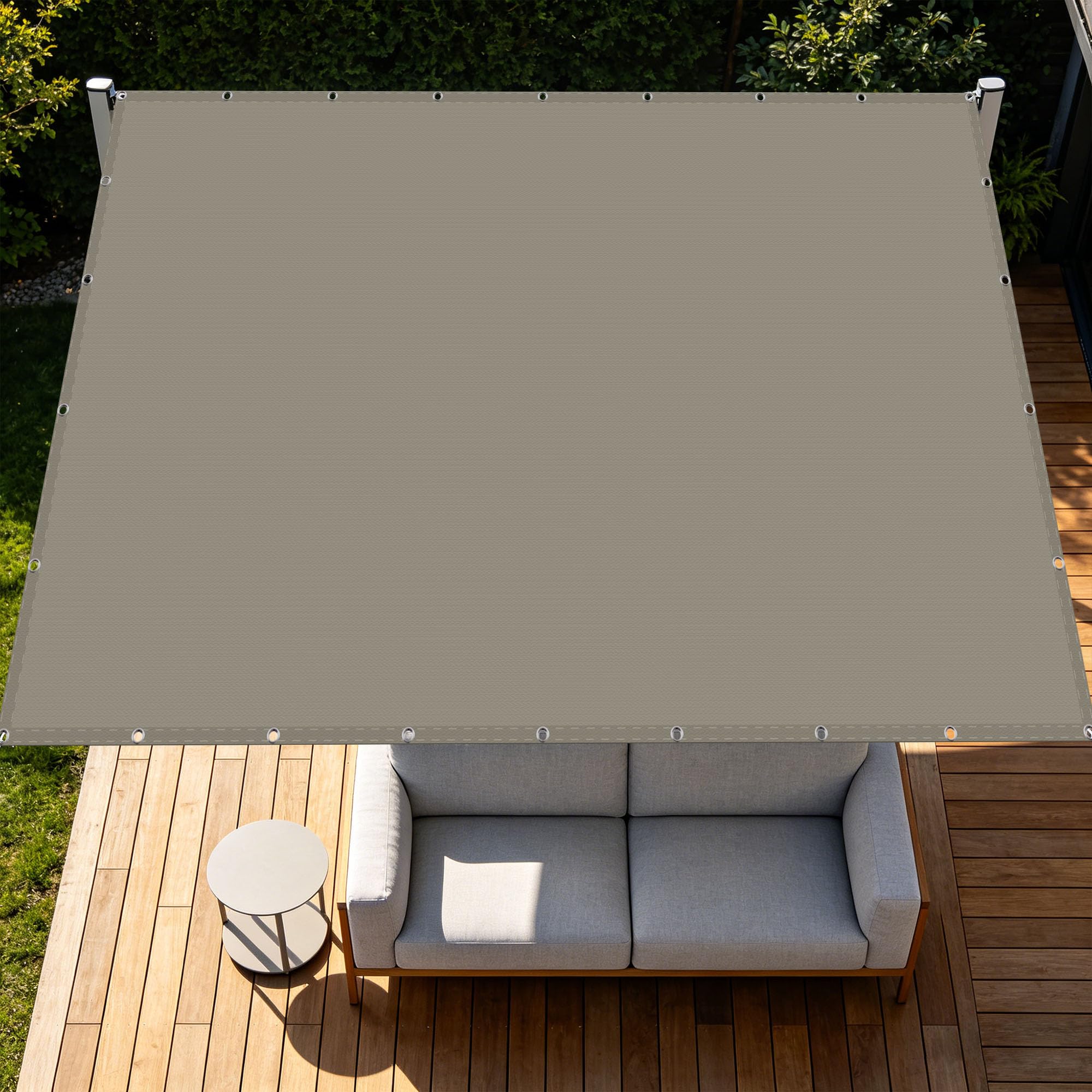 Voiles ombrages 120x340 imperméable anti-UV contre la chaleur de terrasse