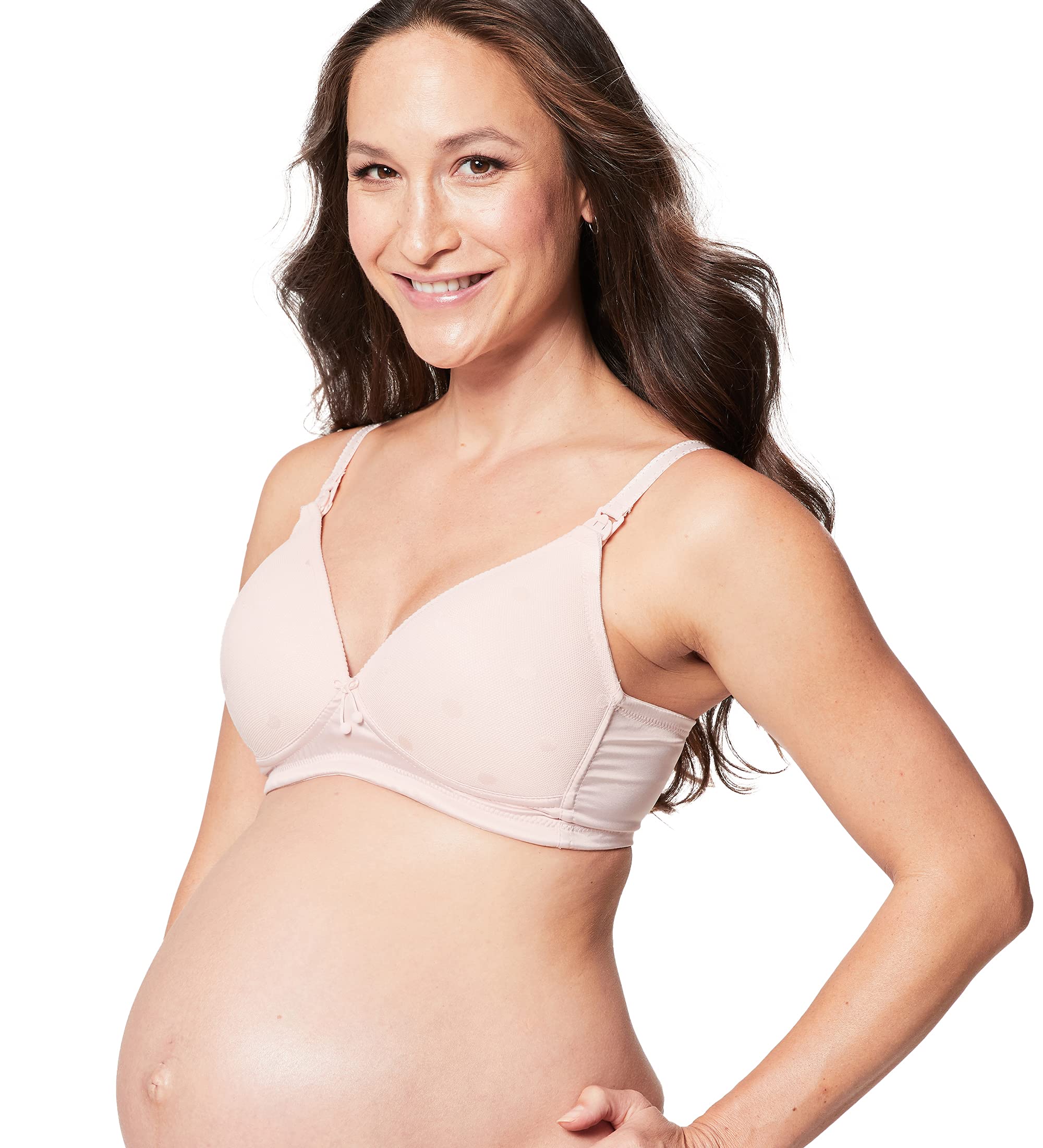 Cake Maternity Biustonosz ciążowy Kobiety Cake Maternity Women's Mousse Padded Non-wire Maternity T-shirt Nursing Bra