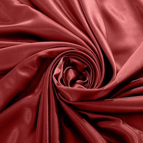 Miniatura 5 de Juego de 5 sábanas de satén divididas para cama ajustable, juego de cama de lujo, juego de sábanas rojas divididas, sábanas suaves y funda de
