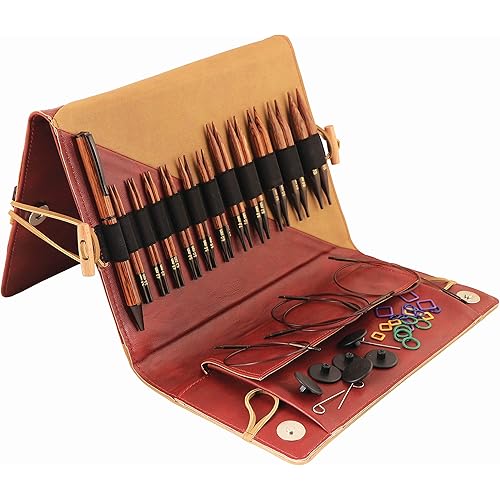 KnitPro Ginger Special Interchangable Circular Knitting Pins Deluxe Set - 11 Pairs