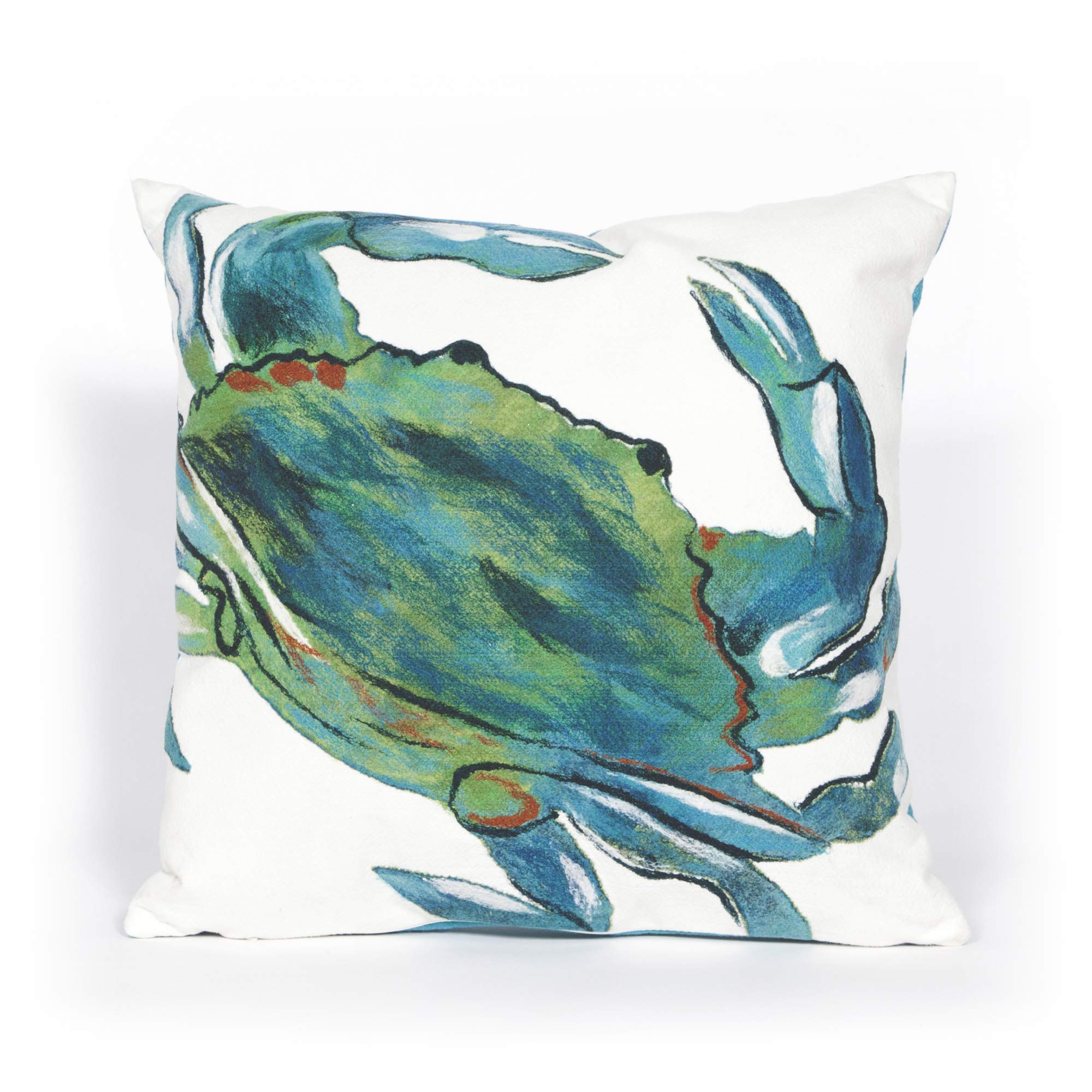 Liora ManneVisions III Blue Crab Indoor/Outdoor Pillow, 12" x 20"