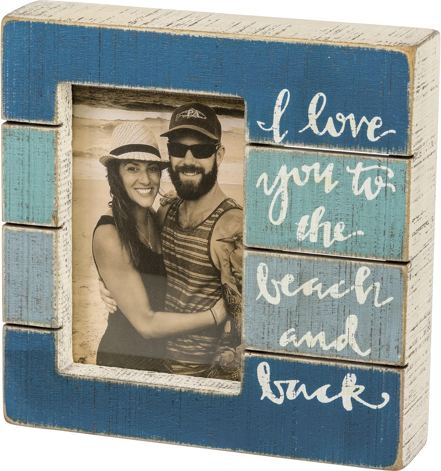 I Love You To The Beach And Back Decorative Picture Frame