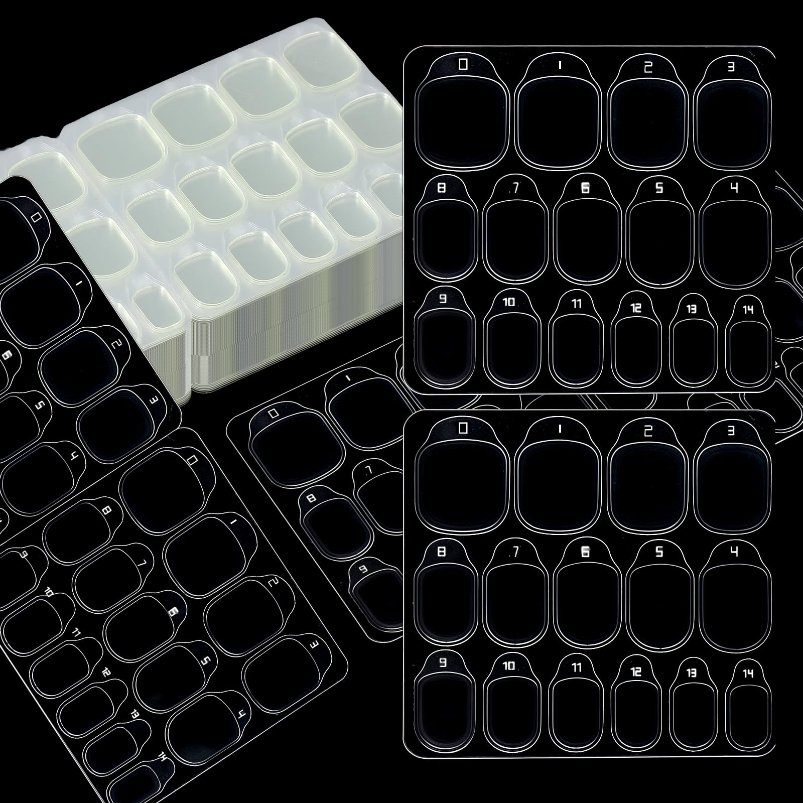 600 Stück Doonails Klebesticker, Klebepads Nägel Für Kunstnägel Zum Aufkleben, Press On Klebepads Für Nägel Aufdrücken, Nagelkleber Pads, Nagelklebepads