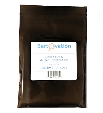Bartovation Cobalt Chloride Cloth, Moisture & Leak Detection, 20 in x 20 in | Made in USA, Reusable, Water Vapor, Humidity