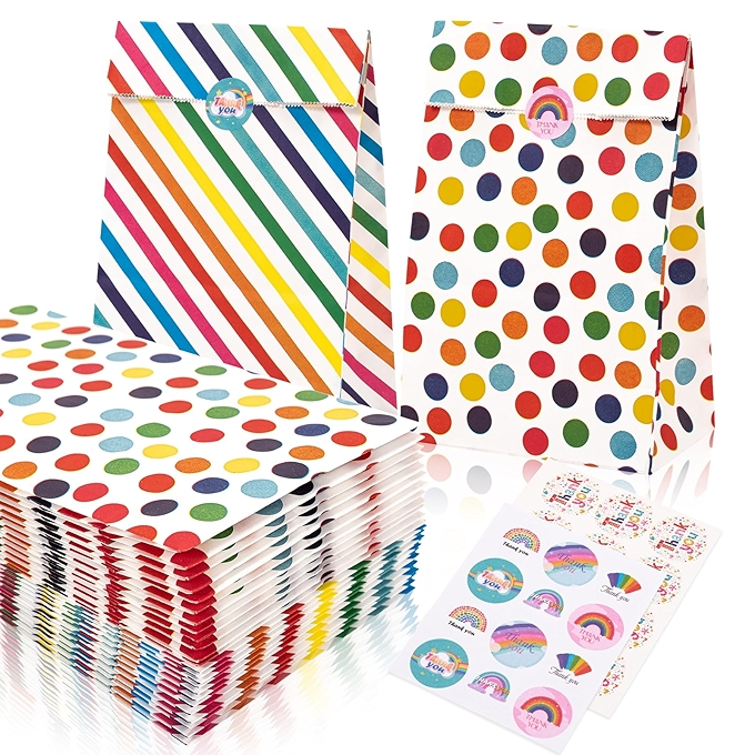 派对小礼品袋 24件套 纸质甜品袋 糖果袋儿童生日派对用品