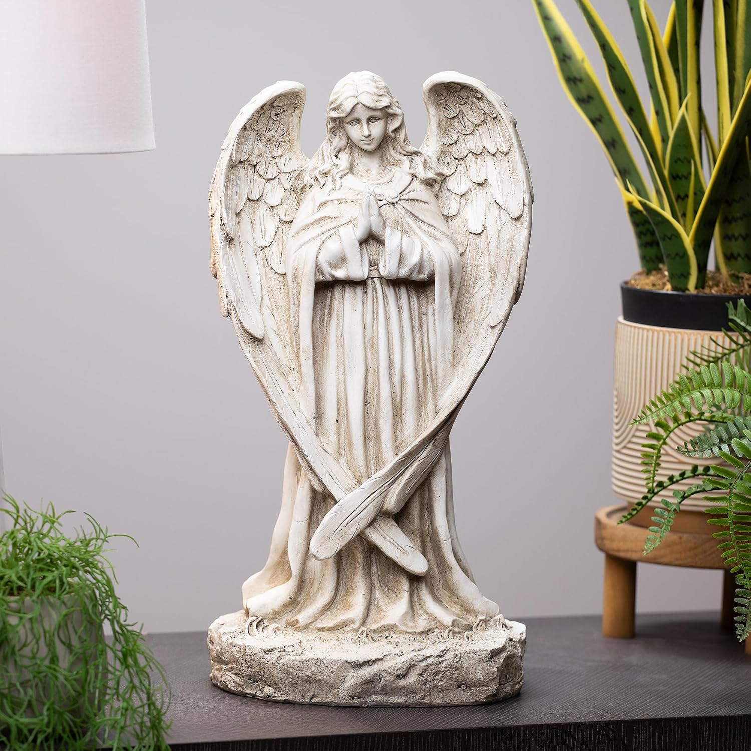 Northlight Praying Angel Outdoor Garden Statue - 17"