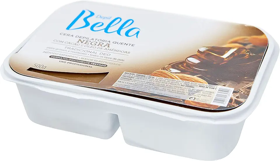 Depil Bella - Cera Depilátoria Quente Negra 500 g