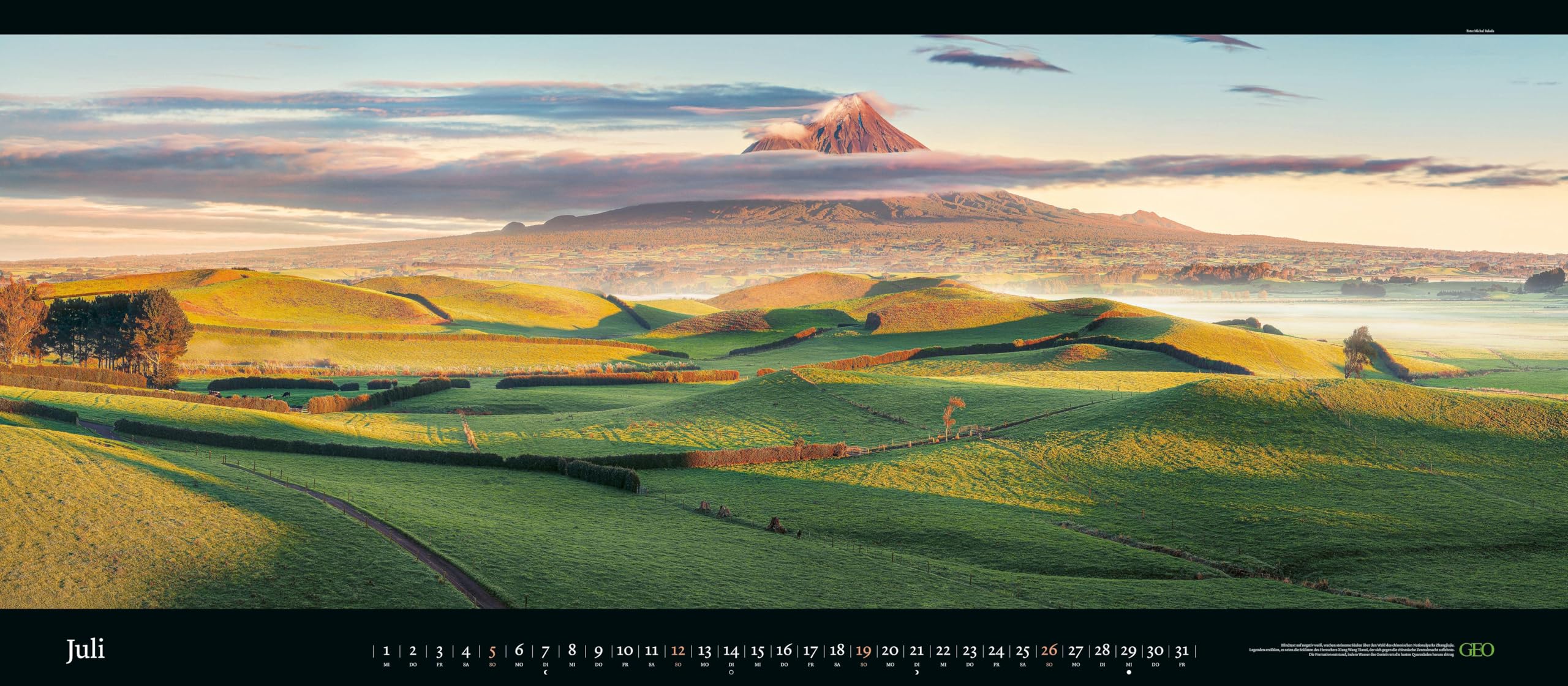 GEO - GEO Panorama: Der Blick ins Weite 2026 – XXL Wandkalender 137x60 cm, Panorama-Kalender mit Naturfotografie, 12 Monatsblätter & Spiralbindung