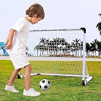 Vista 5 de Soccer Goal, Small Foldable Goal for Kids, Kids Goals for The Backyard/Indoor/Outdoor, Mini Soccer Toys Gifts for Children
