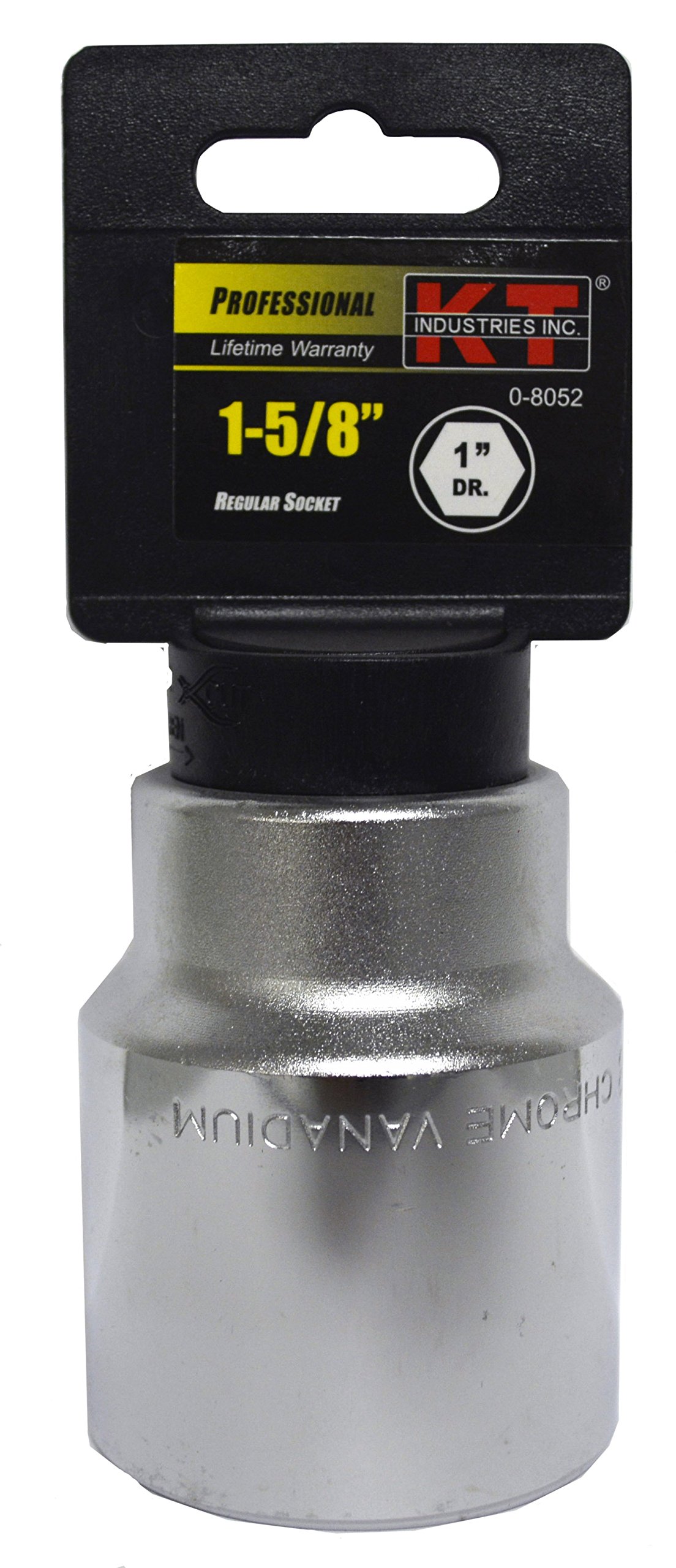 K-T Industries 0-8052 1" Drive x 1-5/8" 12-Point Regular Socket