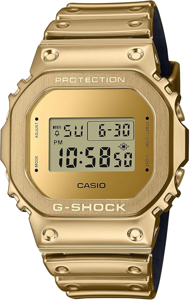 ☆aiku☆ CASIO G-SHOCK GM-5600G-9JF Amazon.com: Casio G-Shock Fine Metallic Series Gold Digital Watch