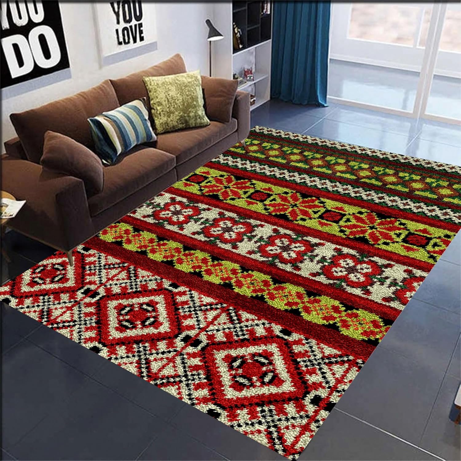 Latch Hook Kits for Adults Latch Hook Kits Rug Making Crafts with