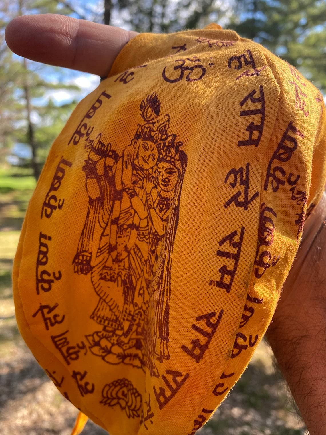 RDK SON'S® Jap mala bag, Gomukhi, Gaumukhi, Prayer Beads Accessories, Chanting prayer Gomukhi, Hare Rama Hare Krishna, Hindu Devotion, Meditation, Jhola 2