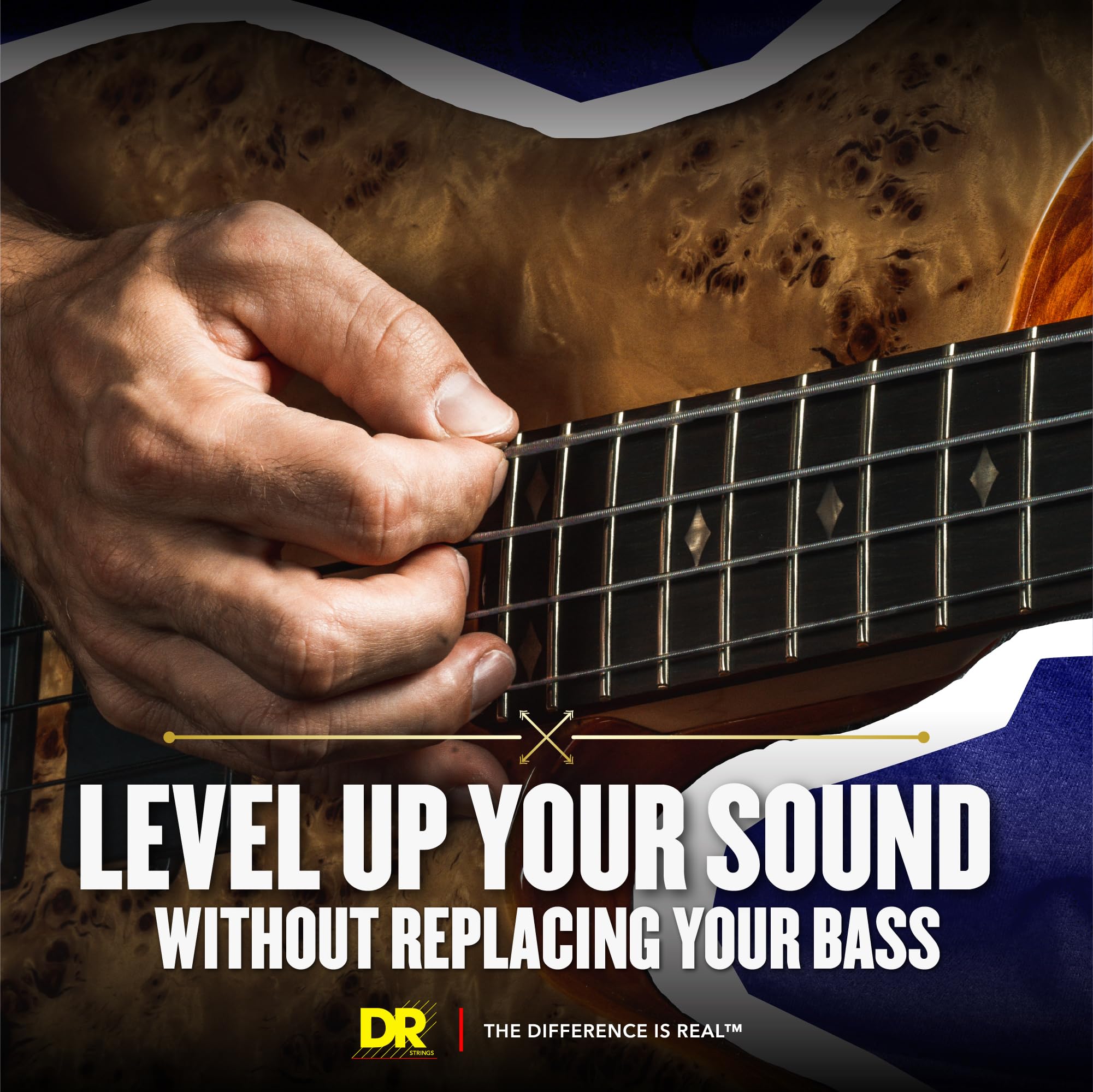 Amazon.com: DR Strings PBVW-40 Pure Blues Quantum-nickel/Round