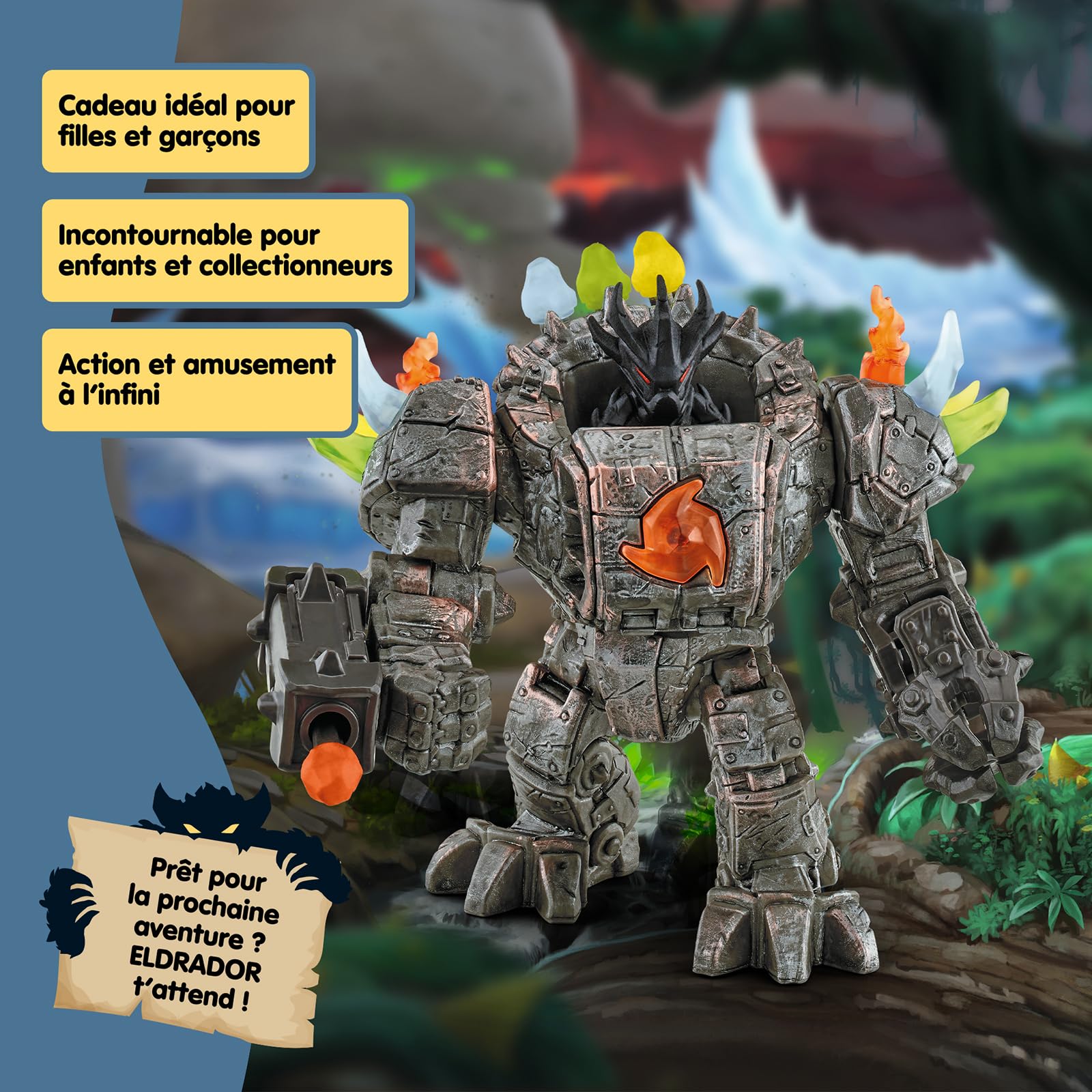 Schleich ELDRADOR | Robot Master avec Mini Creature 42549 | Coffret avec Figurines, Nombreuses Fonctions et Accessoires | Cadeau pour garçons et Filles | Coffret de Jeu à partir de 6 Ans | 20 pièces