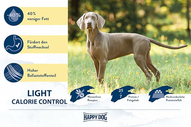 Foto 2 de 5 de Happy Dog Fit & Well Light Calorie Control Comida para Perros - 1000 gr
