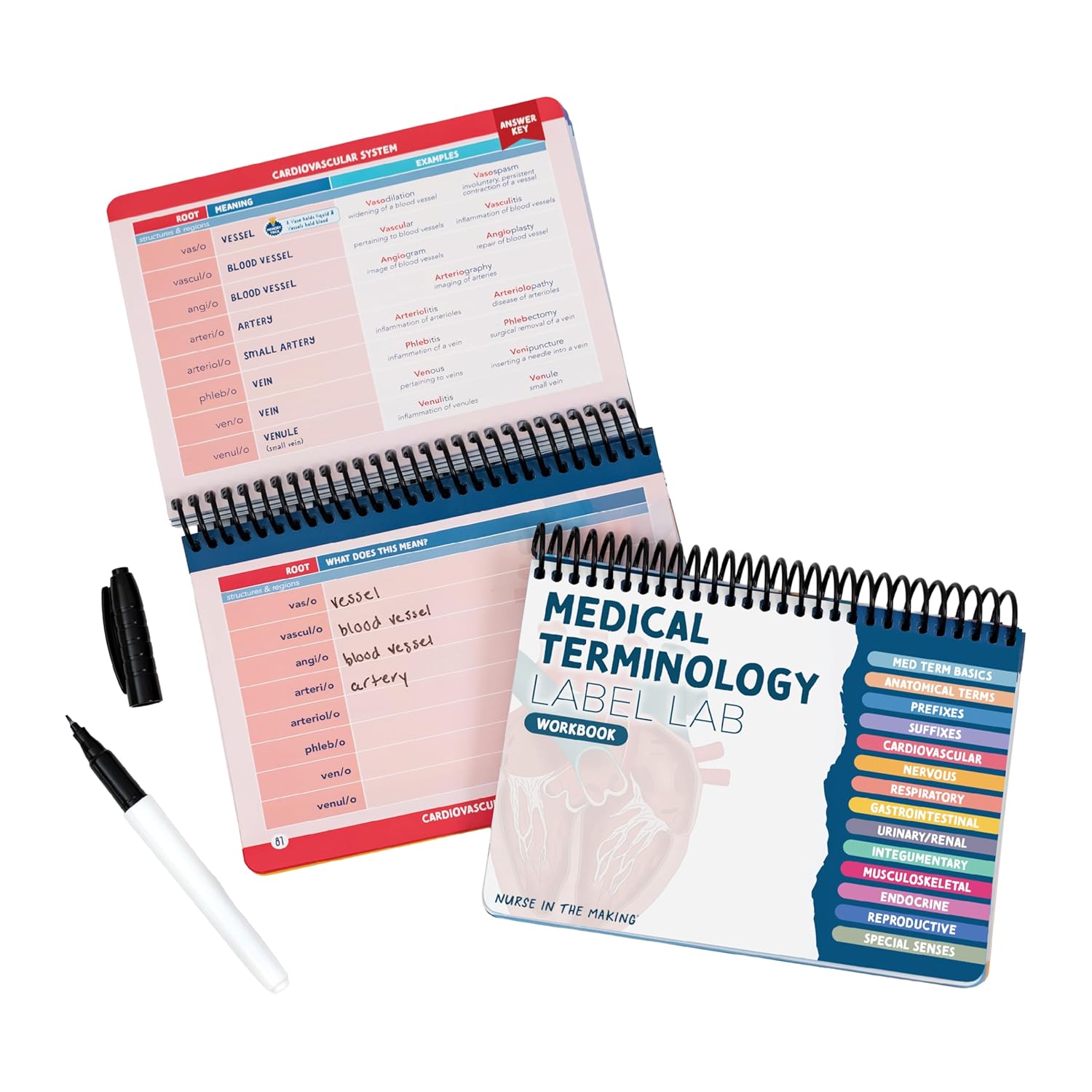 Medical Terminology Label Lab Workbook      Spiral-bound – February 10, 2026