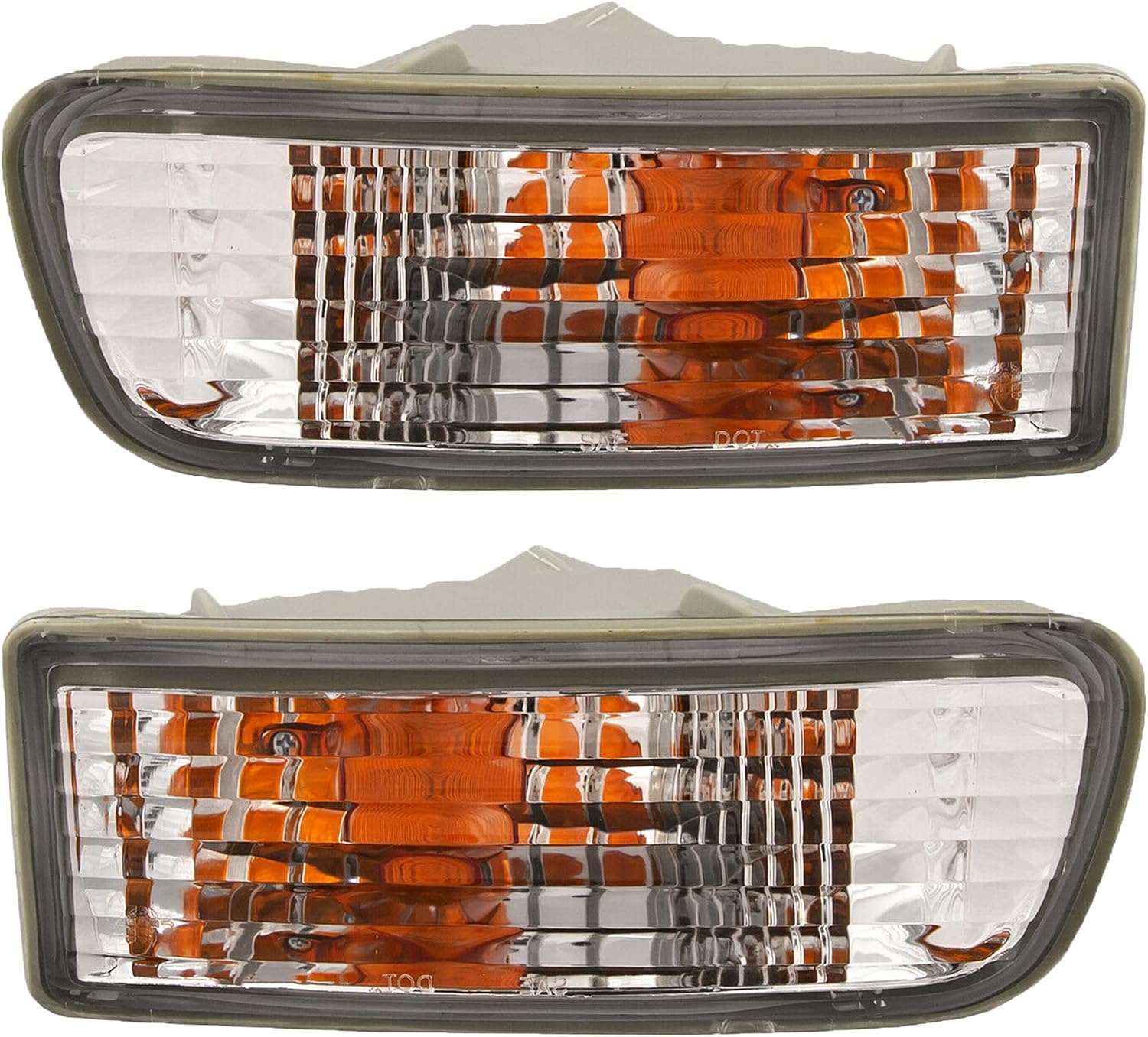 For 1999 2000 2001 2002 Toyota 4Runner Base SR5 Limited Turn Signal Lights - Fits Driver Side and Passenger Side - Toyota 4Runner Turn Signal Assembly Including Bulb, Lens, Housing