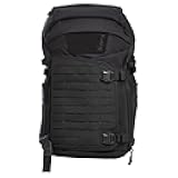 Siege 25L Tactical Backpack - 500D Nylon, MOLLE Pocket, Loop-Lined EDC Compartment, Rapid Access Tab and YKK Zippers - It's Black