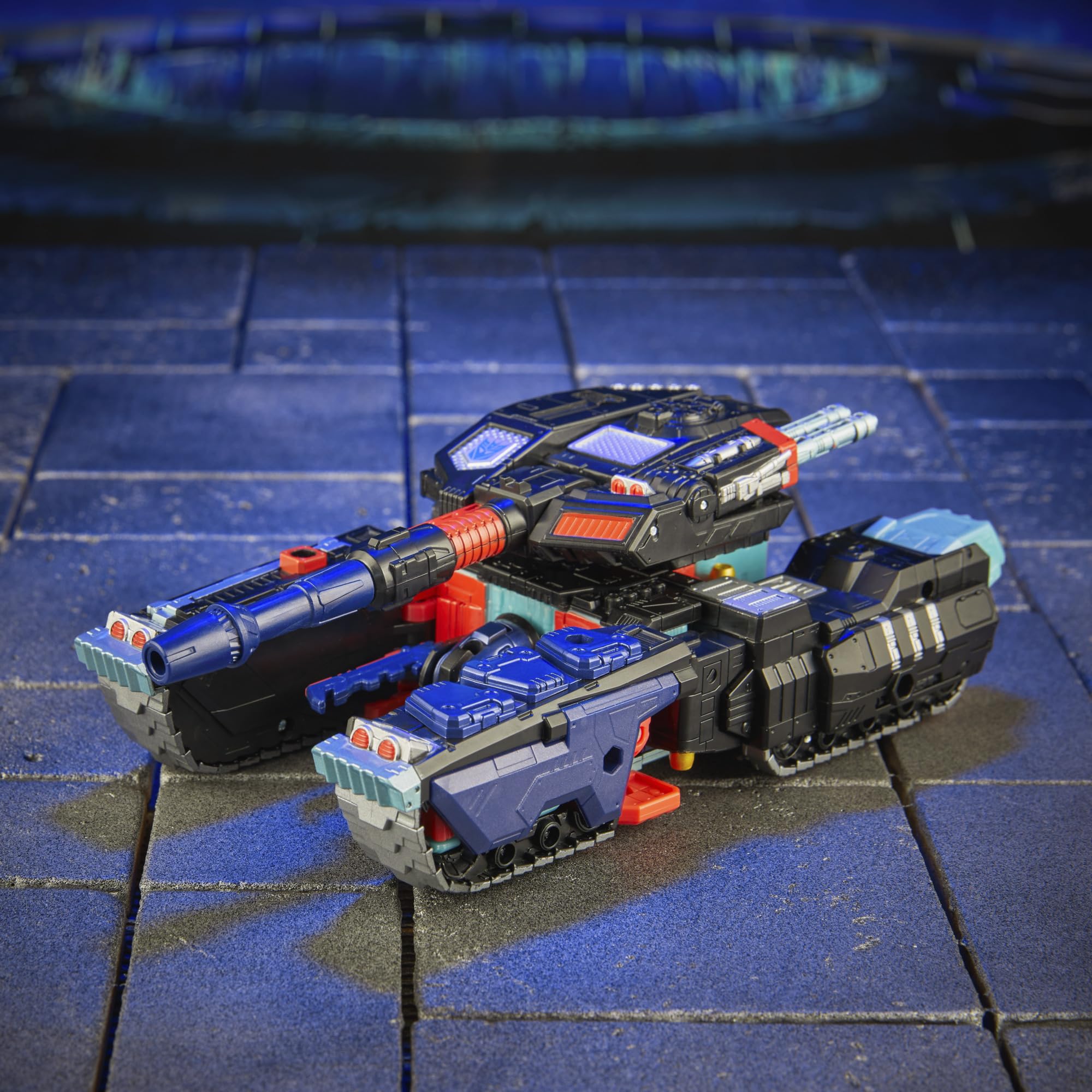 Transformers Age of The Primes, Figurine Convertible Megazarak Classe Leader de 19 cm, Robots Jouets, dès 8 Ans