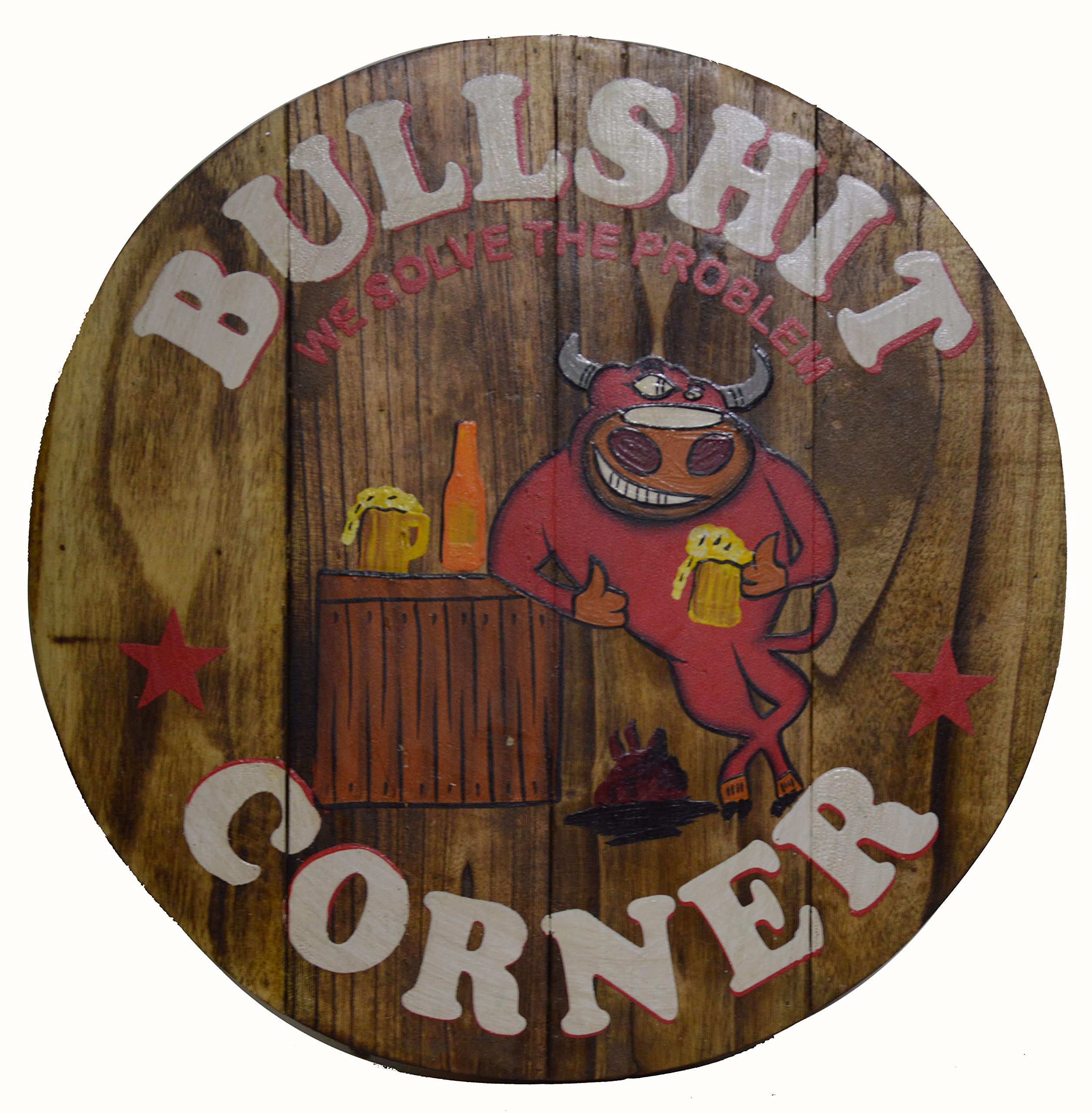 Amazon.com: WorldBazzar Bullshit Corner Tavern BAR Bull Beer