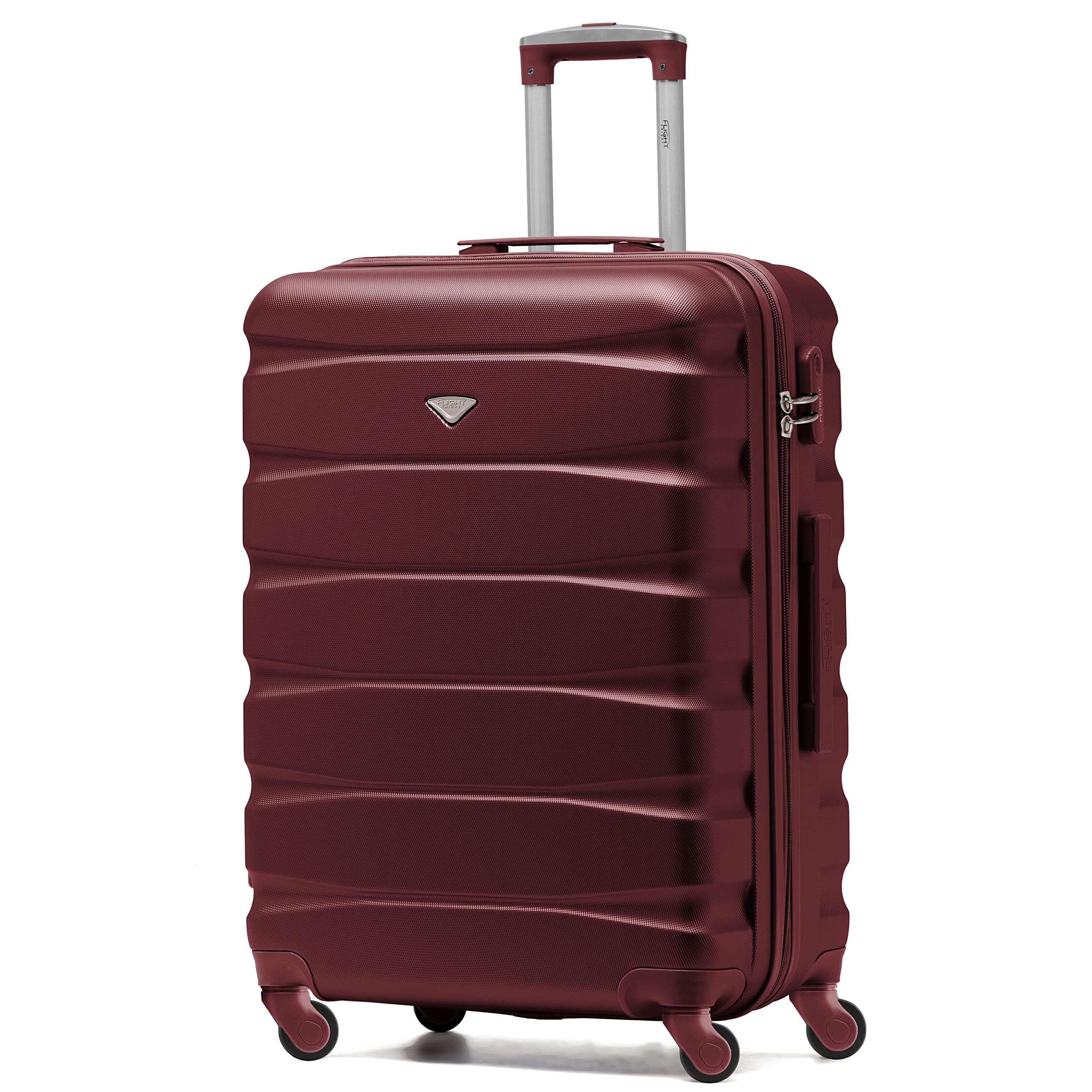 Flight Knight Lightweight 4 Wheel ABS Hard Case Medium Suitcase Approved for Over 100 Airlines Including easyJet, British Airways, Ryanair, Jet2, Emirates & Many More - Check-in Medium Size 25" — view 200