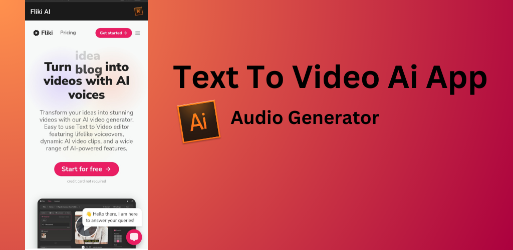 Fliki combines text‑to‑video, AI avatars, and a monster library of 2 000+ voices. Describe your idea and let its generative engine spit out social‑ready clips.