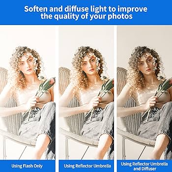 Amazon | Selens パラボラ傘とディフューザー 写真照明 41インチ