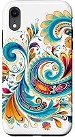 Vista 25 de Turquoise Paisley Boho Chic Case for iPhone 17