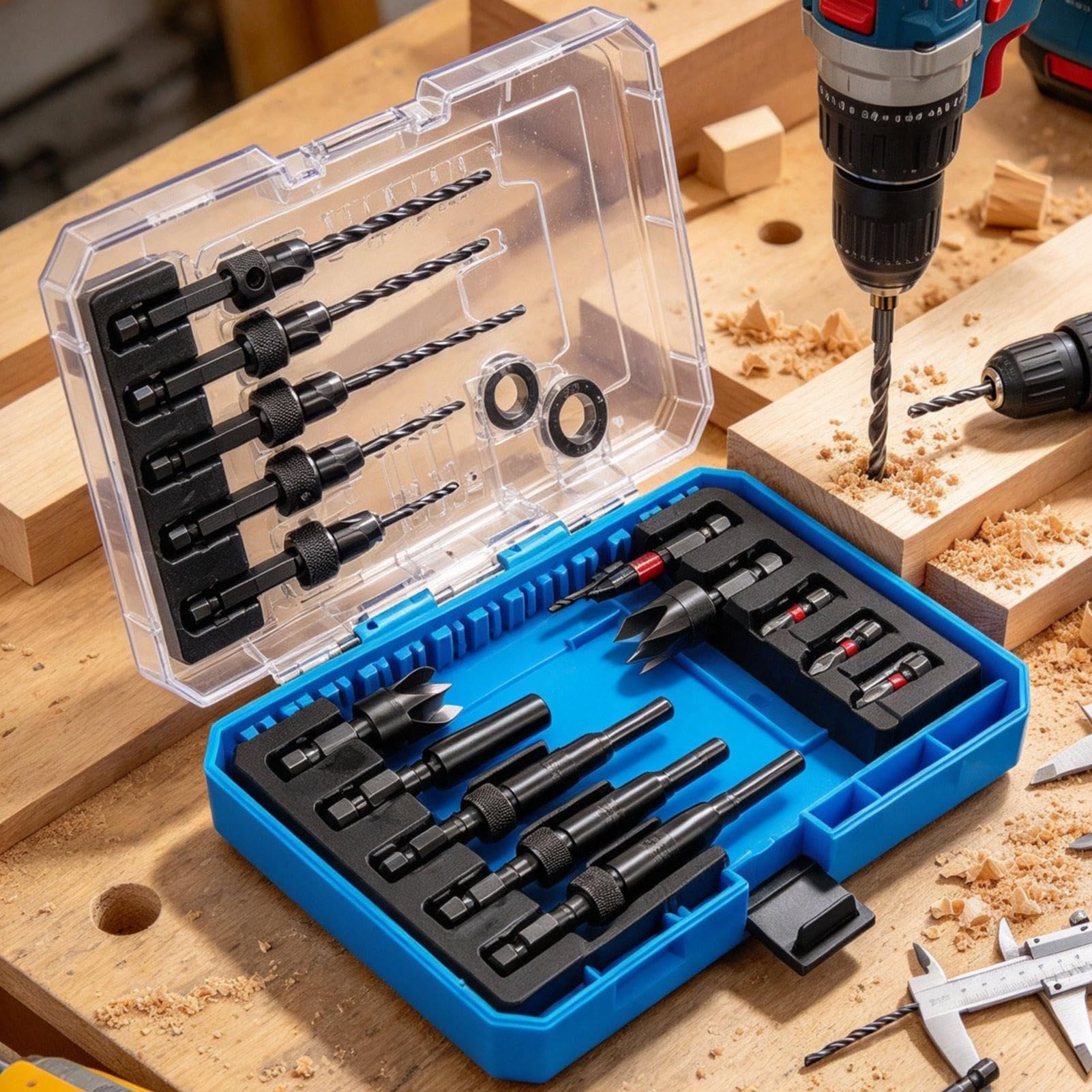 Set di Punte Svasatrici Utensile Multifunzionale da 22 Pezzi con
