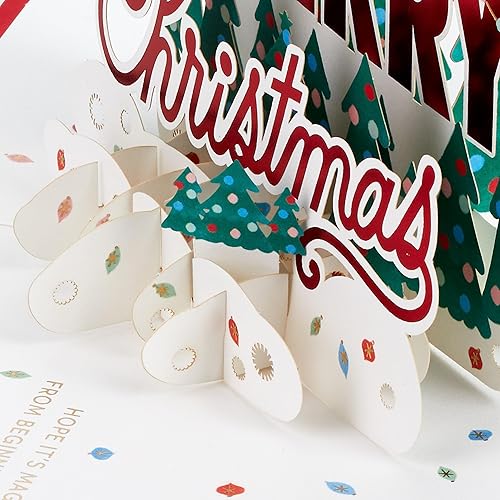 Miniatura 6 de Hallmark Tarjeta de Navidad desplegable Signature Paper Wonder (Merry Christmas)
