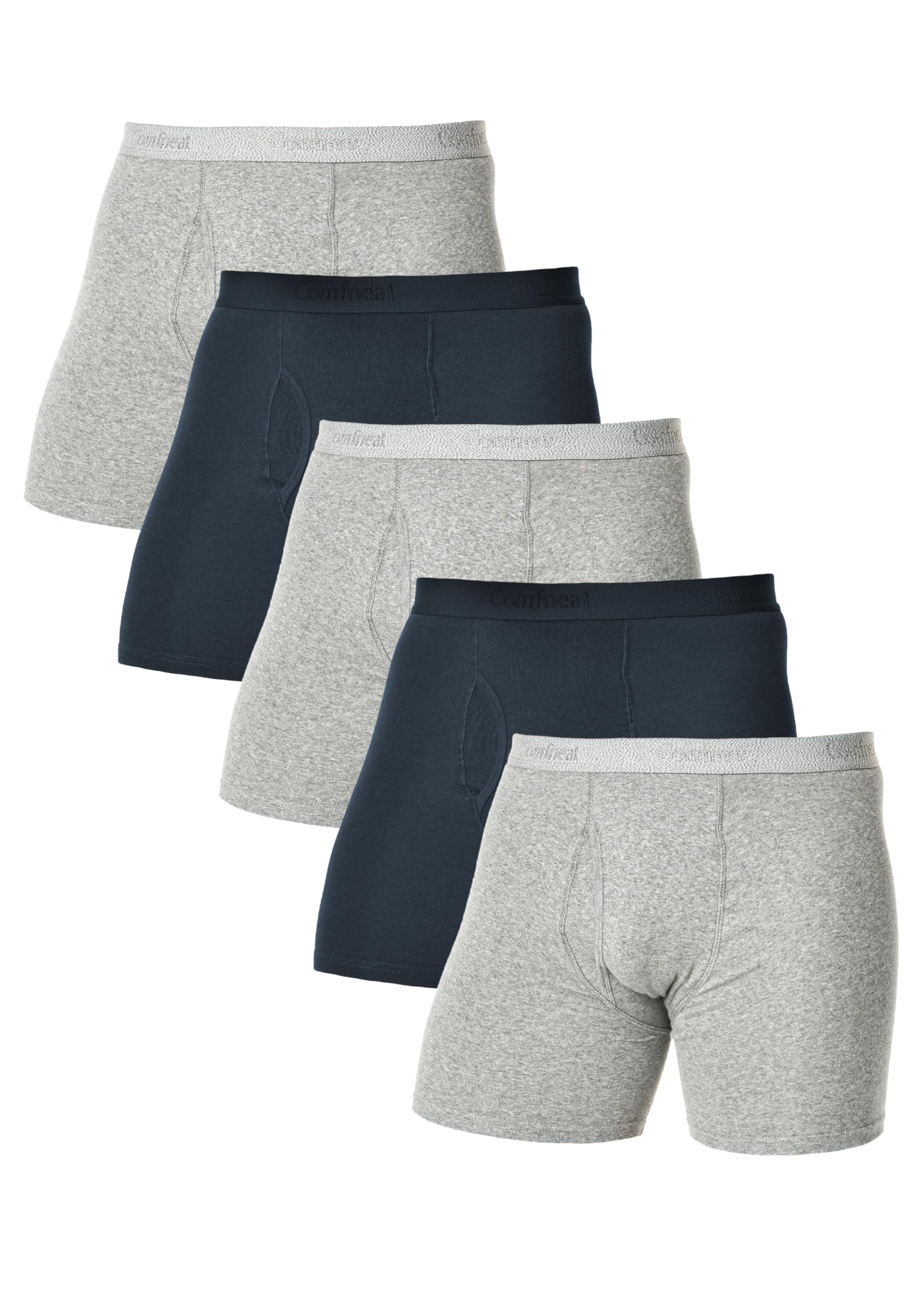 Comfneat Boxer a Pantaloncino (Pacco da 5) Uomo